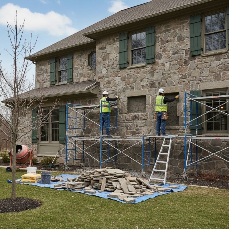 Our team working on Siding Service projects in Cabarrus County, NC