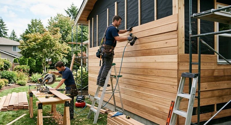 Barn Wood Siding Installation in Cabarrus County, NC
