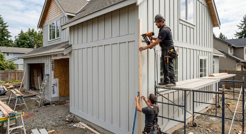 Batten Siding Installation in Concord, NC