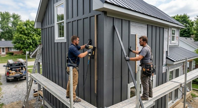 Batten Siding Installation in Huntersville, NC
