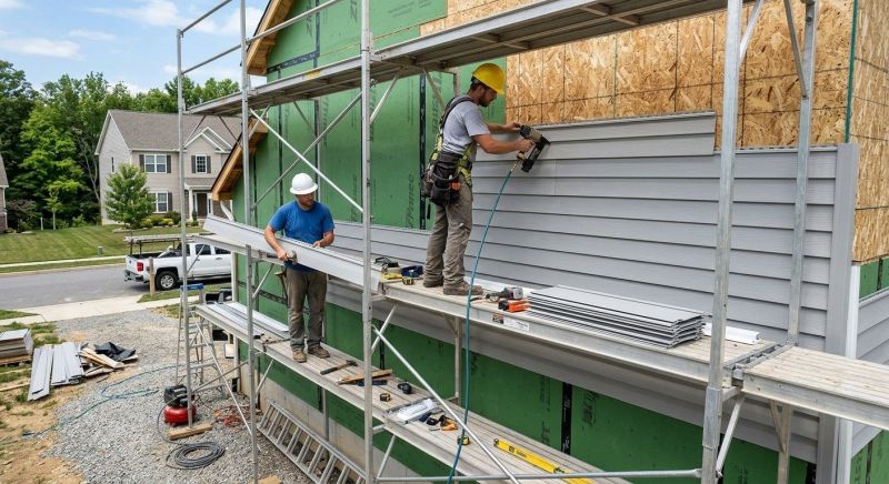 Building Siding Installation in Cabarrus County, NC