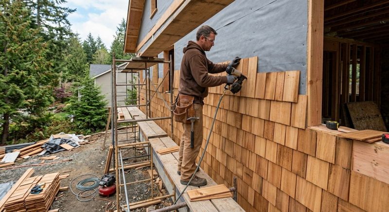 Cedar Siding Installation in Cornelius, NC