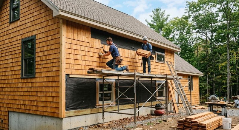 Cedar Siding Installation in Indian Trail, NC