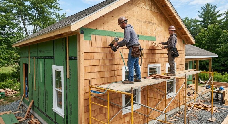 Cedar Siding Installation in Cabarrus County, NC