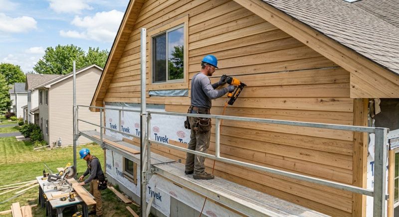 Cedar Siding Installation in Locust, NC