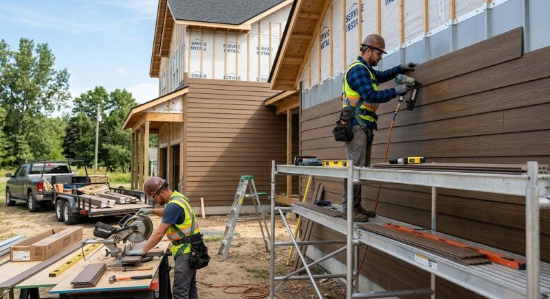 Composite Siding Installation in Mecklenburg County, NC