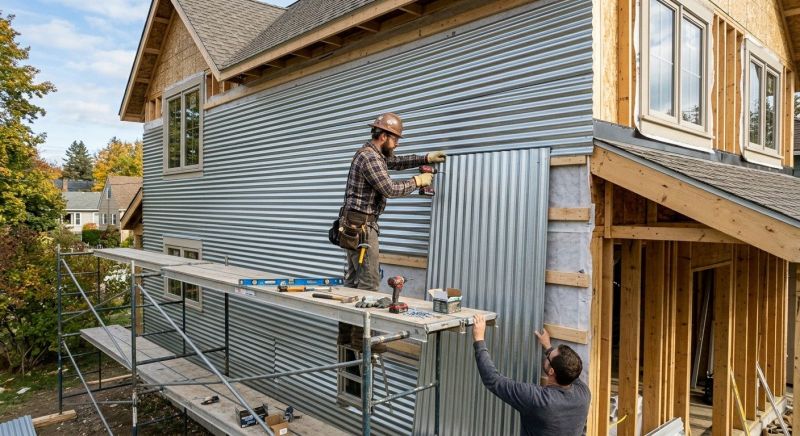 Corrugated Siding Installation in Cabarrus County, NC