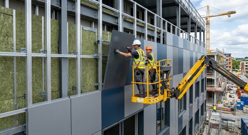 Facade Cladding Installation in Cabarrus County, NC