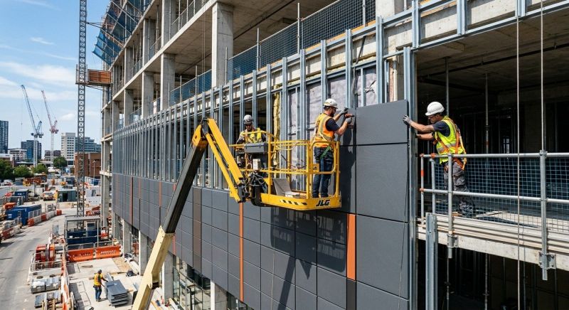 Facade Cladding Installation in Cabarrus County, NC