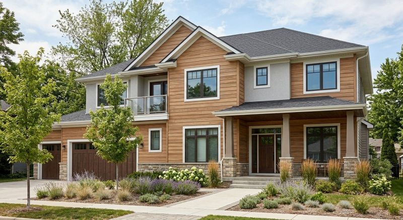 Faux Wood Siding Installation in Huntersville, NC