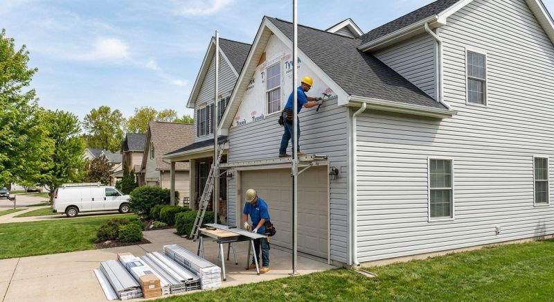 Garage Siding Installation in Cabarrus County, NC