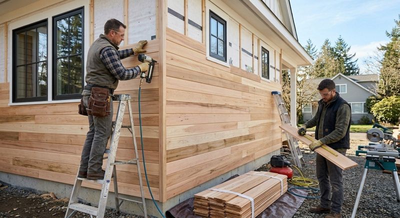 Hardwood Siding Installation in China Grove, NC