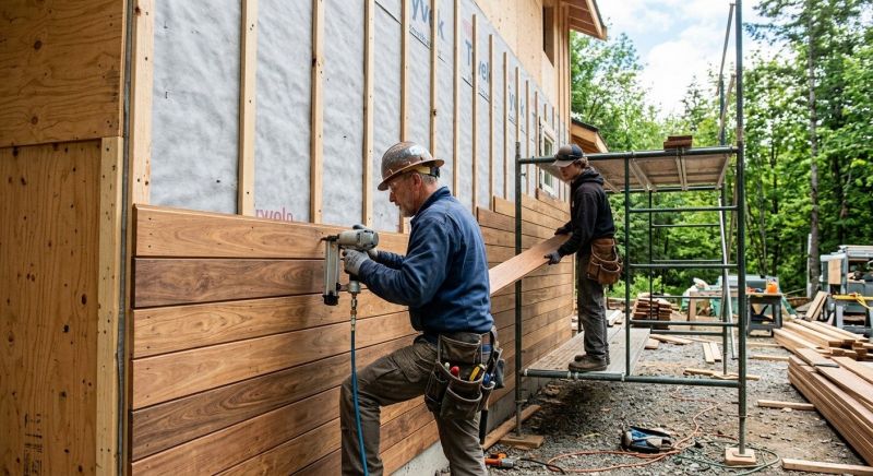 Hardwood Siding Installation in Davidson, NC