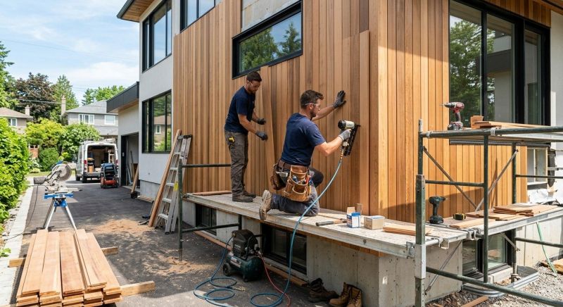 Hardwood Siding Installation in Mount Pleasant, NC