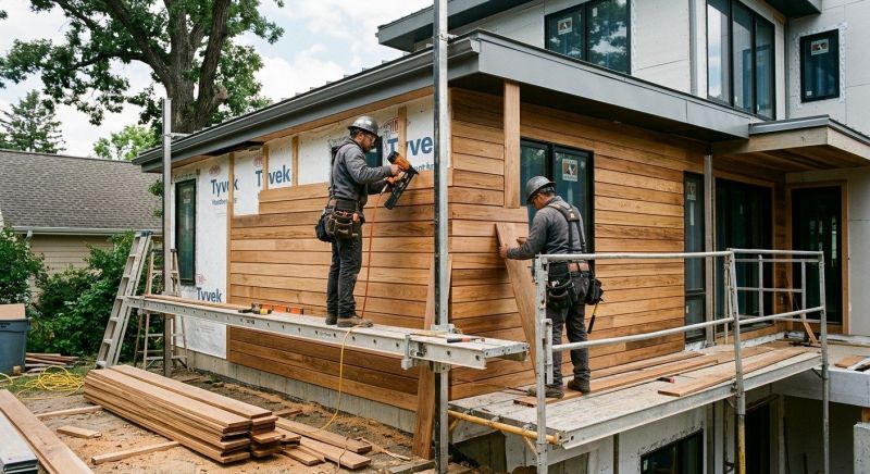 Hardwood Siding Installation in Rockwell, NC