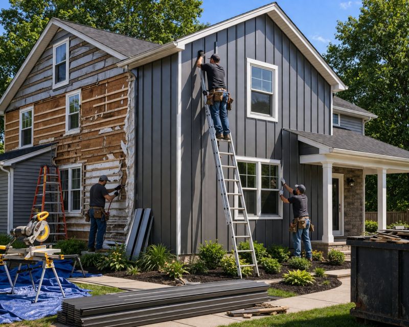 Horizontal Siding Installation in Cabarrus County, NC