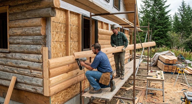 Log Siding Installation in Kannapolis, NC
