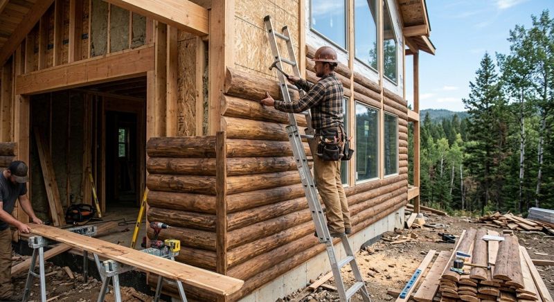 Log Siding Installation in Stanly County, NC