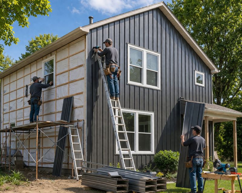 Metal Siding Installation in Rowan County, NC