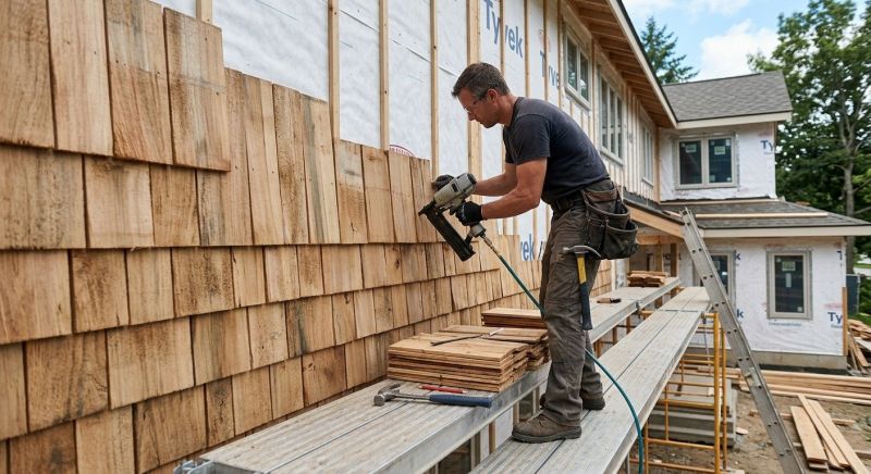 Shake Siding Installation in Cabarrus County, NC