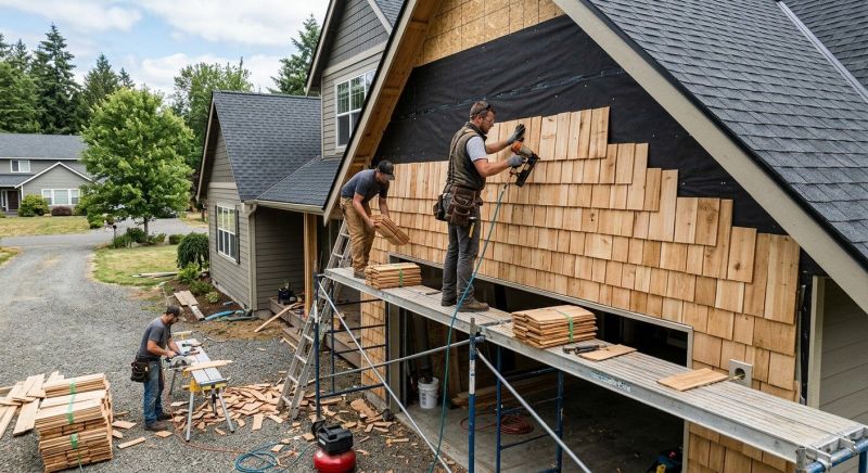 Shake Siding Installation in Locust, NC
