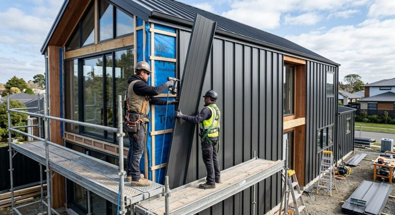 Steel Cladding Installation in Cabarrus County, NC