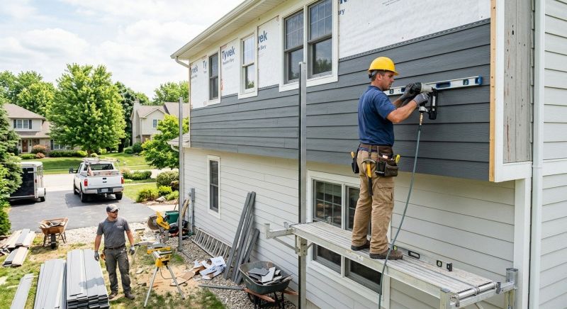 Synthetic Siding Installation in Cabarrus County, NC