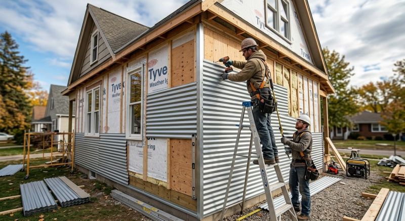 Tin Siding Installation in Cabarrus County, NC