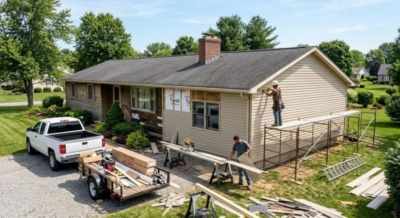 Vinyl Cladding Installation in Cabarrus County, NC