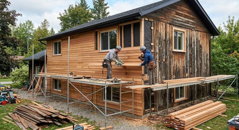 Wood Cladding Installation in Indian Trail, NC
