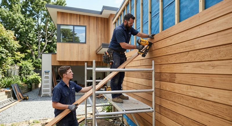 Wood Cladding Installation in Cabarrus County, NC