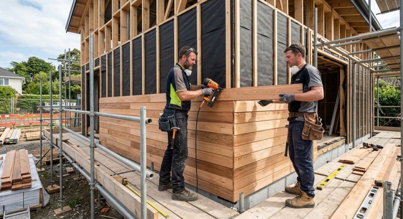 Wood Cladding Installation in Salisbury, NC