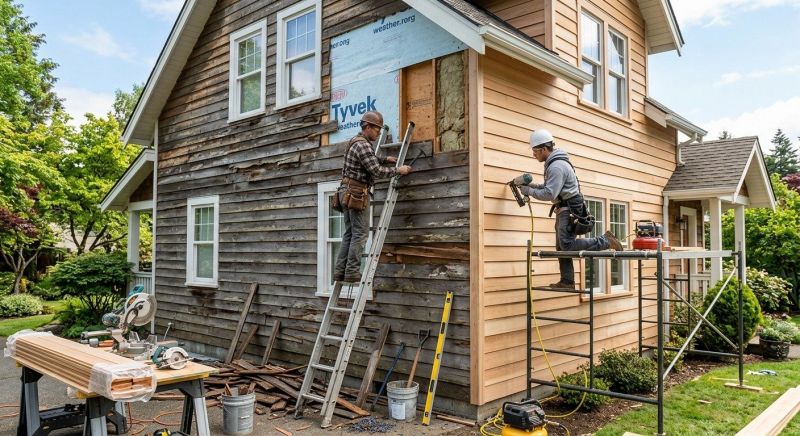 Wood Siding Replacement in Davidson, NC