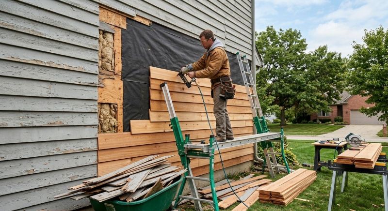 Wood Siding Replacement in Cabarrus County, NC